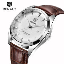 Load image into Gallery viewer, Leather Fashion Sport Men's Watches Luxury Military Quartz Analog Waterproof Men Watch