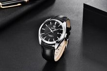 Load image into Gallery viewer, Leather Fashion Sport Men's Watches Luxury Military Quartz Analog Waterproof Men Watch