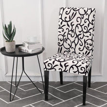 Load image into Gallery viewer, Spandex Dining Chair Cover With Back Elastic Universal Kitchen Living Room Stretch Slipcover Chair Covers Protector Seat Case Chair Cover Seat Protector Super Fit Slipcover Stretch Removable Washable Soft Spandex Fabric for Home