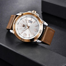 Load image into Gallery viewer, Top Luxury Fashion Mens Watches Quartz Casual Leather Design Sport Analog Waterproof Classic Wrist Watch
