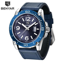 Load image into Gallery viewer, Top Luxury Fashion Mens Watches Quartz Casual Leather Design Sport Analog Waterproof Classic Wrist Watch