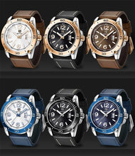 Load image into Gallery viewer, Top Luxury Fashion Mens Watches Quartz Casual Leather Design Sport Analog Waterproof Classic Wrist Watch