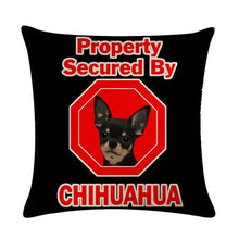 Load image into Gallery viewer, Pet Dog Elegant Design Linen Cotton Throw Pillow Covers Dog Pattern Cotton Throw Pillow Covers Car Sofa Cushion Cover Pillowcases Couch Cushion Cover Home Sofa Bed Decorative Pillows