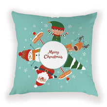 Load image into Gallery viewer, New Year Christmas Decorations Pillows Cover Christmas Décor for Home Christmas Tree Snowflake Snowman Reindeer Home Decor Throw Pillow Case Cushion Cover Santa Merry Christmas Gift Xmas 45x45cm