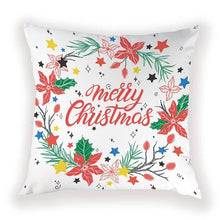 Load image into Gallery viewer, New Year Christmas Decorations Pillows Cover Christmas Décor for Home Christmas Tree Snowflake Snowman Reindeer Home Decor Throw Pillow Case Cushion Cover Santa Merry Christmas Gift Xmas 45x45cm