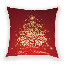 Load image into Gallery viewer, New Year Christmas Decorations Pillows Cover Christmas Décor for Home Christmas Tree Snowflake Snowman Reindeer Home Decor Throw Pillow Case Cushion Cover Santa Merry Christmas Gift Xmas 45x45cm