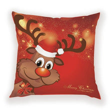 Load image into Gallery viewer, New Year Christmas Decorations Pillows Cover Christmas Décor for Home Christmas Tree Snowflake Snowman Reindeer Home Decor Throw Pillow Case Cushion Cover Santa Merry Christmas Gift Xmas 45x45cm