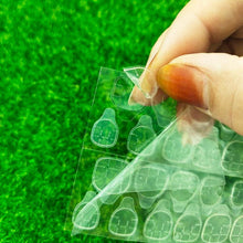 Load image into Gallery viewer, Double Sided False Nail Art Adhesive Tape Glue Sticker Tips Fake Nail Acrylic Manicure Gel Makeup Tool Self Adhesive Nail Glue Sticker for False Nail Tips Waterproof Breathable Jelly Gel Nail Tape Glue Stickers for False Nails Tips