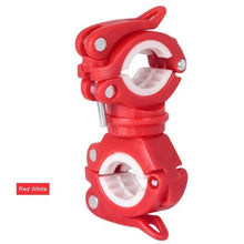 Load image into Gallery viewer, Bicycle Light Bracket Bike Lamp Holder LED Headlight Pump Stand Quick Release Mount 360 Degree Rotatable Universal Flashlight Mount Holder Mount Bicycle Mounting Bracket Flashlight Holder