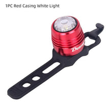Load image into Gallery viewer, Bicycle Rear Light Bike Warning Lamp USB Charge Red White Light Color Safety Headlight Bike Tail Light Rechargeable Ultra Bright Bike Rear Light USB Rechargeable Bike LED Light