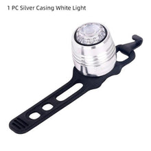 Load image into Gallery viewer, Bicycle Rear Light Bike Warning Lamp USB Charge Red White Light Color Safety Headlight Bike Tail Light Rechargeable Ultra Bright Bike Rear Light USB Rechargeable Bike LED Light