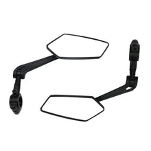 Load image into Gallery viewer, New Scratch Resistant Glass Lens Rear View Mirror Bike Cycling Clear Wide Range Back Sight Rearview Reflector Adjustable Handlebar Rotatable Bicycle Rear View Glass Mirror Wide Angle Acrylic Safety Mirror New Scratch Resistant Glass Lens