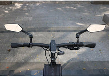 Load image into Gallery viewer, New Scratch Resistant Glass Lens Rear View Mirror Bike Cycling Clear Wide Range Back Sight Rearview Reflector Adjustable Handlebar Rotatable Bicycle Rear View Glass Mirror Wide Angle Acrylic Safety Mirror New Scratch Resistant Glass Lens