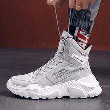Load image into Gallery viewer, Men Winter Autumn Warm Modern High Tops Shoes Rubber Sole Running Sport Shoes High Quality Mesh Walking Jogging Non Slip Athletic Mens Sneakers