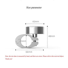 Load image into Gallery viewer, 7/8" Universal Motorcycle Handlebar Watch Bike Hand Grip Bar Mount Dial Clock Motorcycle Handlebar Watch Mount Clock Glow Mount Clock Dial Watch Fit Waterproof For Scooter Bicycle Motor ATV