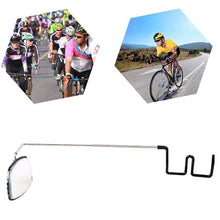Load image into Gallery viewer, Bike Aluminum Bicycle Cycling Horse Riding Glass Mirror 360 Adjustment Rear View Mount Mirror Helmet Eyeglass Rear View Bicycle Eyeglass Mirror Biking Cycling Helmet Mount Rear View Mirror Adjustable Angle Aluminum Alloy Riding Mirror Accessories