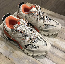 Load image into Gallery viewer, Black Womens Breathable Sneakers Spring Mesh Sneakers Woman Elegant Casual Sneakers Outdoor Sport Summer Couple Cushion Flats Running Womens Sneakers