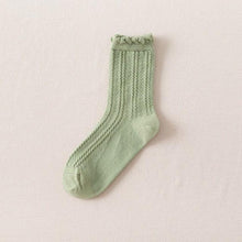 Load image into Gallery viewer, Ruffle Frilly Socks Kawaii Cotton Socks Cute Women Solid Color Warm Winter Running Cycling Climbing Unisex socks For Men And Women