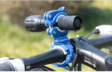 Load image into Gallery viewer, Bicycle Light Bracket Bike Lamp Holder LED Headlight Pump Stand Quick Release Mount 360 Degree Rotatable Universal Flashlight Mount Holder Mount Bicycle Mounting Bracket Flashlight Holder