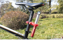 Load image into Gallery viewer, Bicycle Light Bracket Bike Lamp Holder LED Headlight Pump Stand Quick Release Mount 360 Degree Rotatable Universal Flashlight Mount Holder Mount Bicycle Mounting Bracket Flashlight Holder