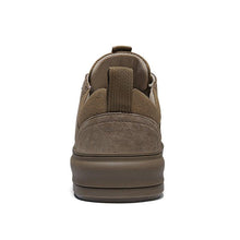 Load image into Gallery viewer, Luxury Leather Men's Sneakers Lace Up Mens Casual Outdoor Canvas Shoes Handmade Fashion Walking Sneakers Comfortable Modern Design Sneakers For Man