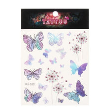 Load image into Gallery viewer, Waterproof Colorful Butterfly Temporary 3D Stickers Body Tattoos Various Styles For Womens