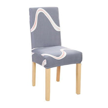 Load image into Gallery viewer, New Chair Covers Spandex Stretch Chair Covers Dining Slipcover Decorative Chair Cover floral For Kitchen Wedding Banquet Hotel Stretch Armless Chair Slipcover for Dining Room Seat Cushion, Spandex Kitchen Parson Chair Protector Cover, Removable & Washable