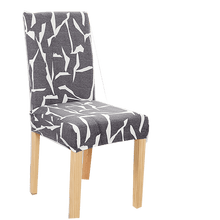 Load image into Gallery viewer, New Chair Covers Spandex Stretch Chair Covers Dining Slipcover Decorative Chair Cover floral For Kitchen Wedding Banquet Hotel Stretch Armless Chair Slipcover for Dining Room Seat Cushion, Spandex Kitchen Parson Chair Protector Cover, Removable & Washable