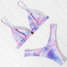 Load image into Gallery viewer, Micro Mini Bikini Swimwear Women Halter Push Up Bikini Set Padded Bra Women's Underwired Triangle Bathing Two Pieces Swimsuit Bikini Set Swimsuit Bandage Swim Suit