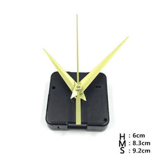 Load image into Gallery viewer, Quartz Clock Repair Movement Hands For Silent Large Wall Clock Non-Ticking Hands Quartz Wall Clock Movement Mechanism Repair Parts Replacement with 3 Different Pairs of Hands Repair Clock Mechanism Parts