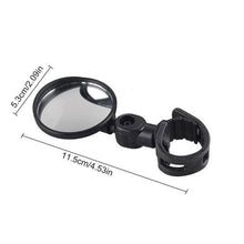 Load image into Gallery viewer, Universal Bicycle Mirror Bicycle Accessories Handlebar Rearview Mirror Rotate Wide-Angle Rearview Mirror Rotatable Round Adjustable Shockproof Convex Wide Angle Universal Back Rear View Mirrors