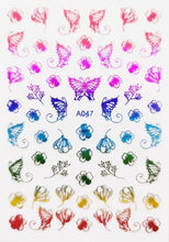 Load image into Gallery viewer, Merry Christmas Nail Art Decals Decoration Self Adhesive Nail Art Stickers Manicure Design White Snow Sticker for Nail Design Xmas Gift Nails Snowflake Nail Art Stickers Decals Christmas Nail 3D Self Adhesive Nail Stickers for Acrylic Nails Snowflake