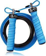 Load image into Gallery viewer, Unisex Jump Rope Speed Weighted Jump Ropes Adjustable Wire Skipping Rope Cable Ball Bearings Regular Rope With Extra Speed Cable Ball Bearings Anti-Slip Handle For Double Unders Outdoor Workout