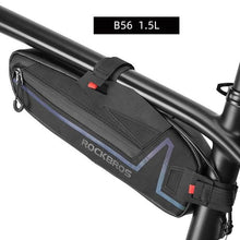 Load image into Gallery viewer, Cycling Bicycle Bags Top Tube Front Frame Bag Waterproof Road Dirt-resistant Bike Accessories Bags Bike Frame Bag Waterproof Bike Elegant Design Bag Bicycle Under Top Tube Bag Corner Pouch Storage Bag For Cycling Accessories