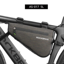 Load image into Gallery viewer, Cycling Bicycle Bags Top Tube Front Frame Bag Waterproof Road Dirt-resistant Bike Accessories Bags Bike Frame Bag Waterproof Bike Elegant Design Bag Bicycle Under Top Tube Bag Corner Pouch Storage Bag For Cycling Accessories
