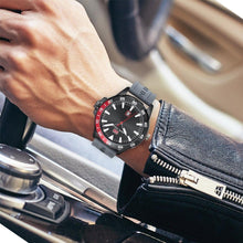 Load image into Gallery viewer, Sport Orange Mens Watch Waterproof Quartz Analog Watches Fashion Silicone Strap Classic Design For Men