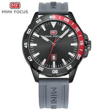 Load image into Gallery viewer, Sport Orange Mens Watch Waterproof Quartz Analog Watches Fashion Silicone Strap Classic Design For Men