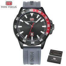 Load image into Gallery viewer, Sport Orange Mens Watch Waterproof Quartz Analog Watches Fashion Silicone Strap Classic Design For Men