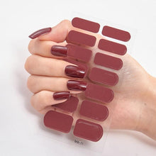 Load image into Gallery viewer, Full Cover Nail Stickers Designer Nail Decals Fashion Five Sorts of Nail Stickers Nail Sticker set Nail Decoration Nail Strips 3D Nail Art Stickers Decal Slider Template Diy Nail Tool Decorations Nail Art Design Self Adhesive Luxury Designer Nail Sticker