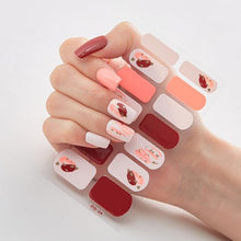 Load image into Gallery viewer, Full Cover Nail Stickers Designer Nail Decals Fashion Five Sorts of Nail Stickers Nail Sticker set Nail Decoration Nail Strips 3D Nail Art Stickers Decal Slider Template Diy Nail Tool Decorations Nail Art Design Self Adhesive Luxury Designer Nail Sticker