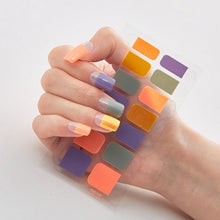 Load image into Gallery viewer, Full Cover Nail Stickers Designer Nail Decals Fashion Five Sorts of Nail Stickers Nail Sticker set Nail Decoration Nail Strips 3D Nail Art Stickers Decal Slider Template Diy Nail Tool Decorations Nail Art Design Self Adhesive Luxury Designer Nail Sticker