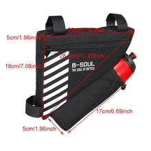 Load image into Gallery viewer, Waterproof Bicycle Bag Bike Triangle Bag For Bicycle Front Frame Bag Bike Bag Cycling Top Tube Bag Bicycle Bottle Bag Bike Storage Frame Bag Bicycle Front Tube Triangle Water Resistant Cycling Pack Strap On Pouch Bike Accessories Tool Accessible