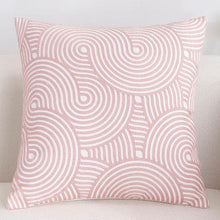 Load image into Gallery viewer, Solid Geometric Cushion Cover Pink Gray Blue Modern Decorative Throw Pillow Case Cushion Case for Room Bedroom Room Decorative Sofa Cushions Throw Pillows Cotton Pillow Covers Pillowcases 45x45