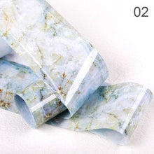 Load image into Gallery viewer, Snake Leopard Nail Foils Marble Nail Art Transfer Sticker Slider Nail Art Decal Manicuring Design Tip Decoration Decal Self-Adhesive 3D Wave Design Decoration for Women Girls Adhesive Striping Tape Nail Art Stickers Metallic Curve Strip Line Nail Decal