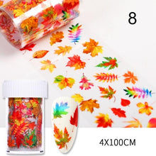Load image into Gallery viewer, Snake Leopard Nail Foils Marble Nail Art Transfer Sticker Slider Nail Art Decal Manicuring Design Tip Decoration Decal Self-Adhesive 3D Wave Design Decoration for Women Girls Adhesive Striping Tape Nail Art Stickers Metallic Curve Strip Line Nail Decal