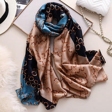Load image into Gallery viewer, New Brand Designer Luxury Winter Long Silk Scarf Shawls Wraps Print Cotton Scarf Stylish Head Wraps Scarves Hijabs Neck Scarves Lady Hijab For Female