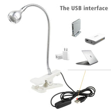 Load image into Gallery viewer, USB LED Desk Lamp With Clip Flexible Table Lamp For Book Reading Study Office Bedside Work Children Night Light For Home Decorative Table Lamp Cute Study Lamps for Bedroom Décor