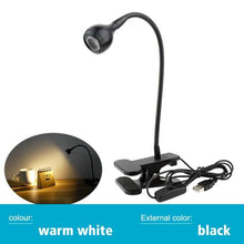 Load image into Gallery viewer, USB LED Desk Lamp With Clip Flexible Table Lamp For Book Reading Study Office Bedside Work Children Night Light For Home Decorative Table Lamp Cute Study Lamps for Bedroom Décor