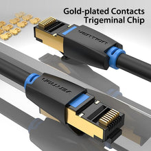 Load image into Gallery viewer, Cat8 Ethernet Cable SSTP 40Gbps 2000MHz RJ45 Network Lan Patch Cord Internet Network LAN Wire Cables with Gold Plated RJ45 Connector For Router Modem Laptop Gaming
