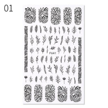 Load image into Gallery viewer, Alphabet Love Shaped Pattern 3D Nail Stickers Slider Valentine Day Decals Foil For Love Nail Art Decoration Pop Art Nail Stickers Sexy Girl Designs Comics Water Transfer Decals Manicure Lips Nail Art Decorations Slider Nail Art Stickers